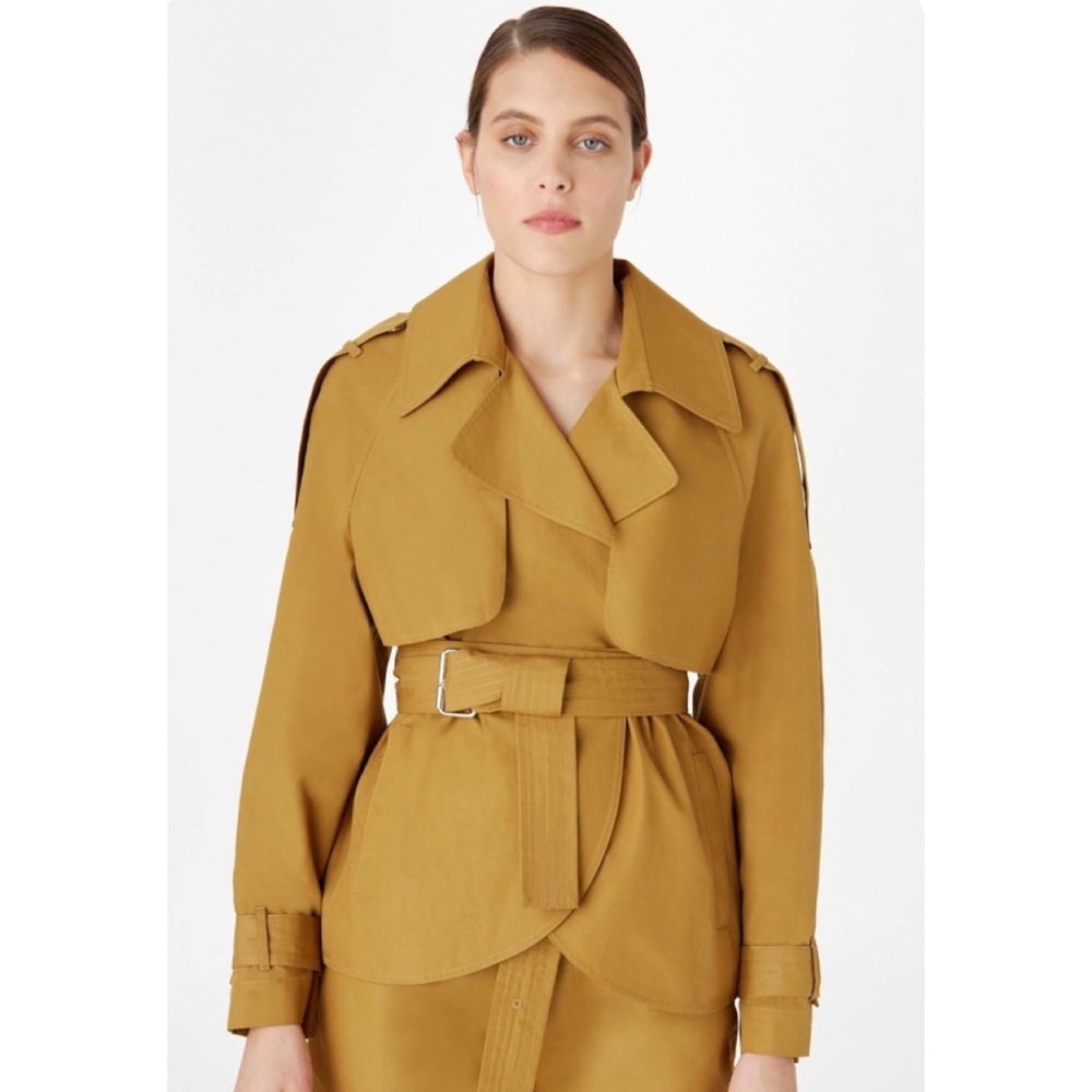 CAMILLA & MARC • Mustard Clarence Belted Jacket, 2 - Picture 15 of 16